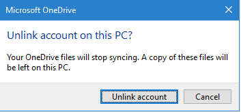 Win10 OneDrive
