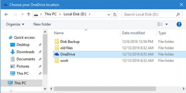 Win10 OneDrive