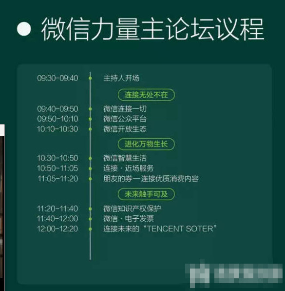 微信公开课