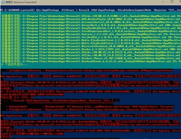 win10应用加载失败无法正常操作解决办法3