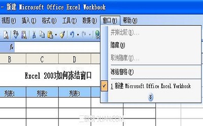 Excel冻结窗口怎么做 Excel冻结表格窗口的操作方法