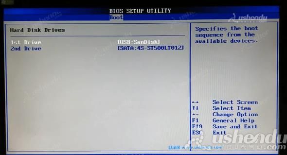bios设置u盘启动