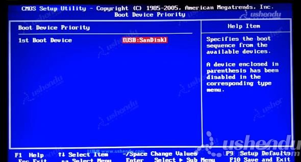 bios设置u盘启动