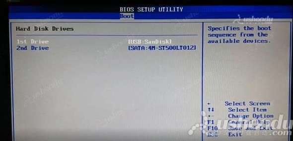 bios设置u盘启动
